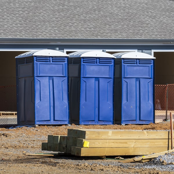 are there any restrictions on where i can place the portable toilets during my rental period in Packwood Washington